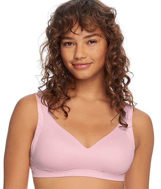 Warner's No Side Effects Wire-Free Back Smoothing T-Shirt Bra in Lilac Inverse RA2231A