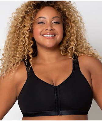 Curvy Couture Cotton Luxe Front & Back Close Wire-Free Bra