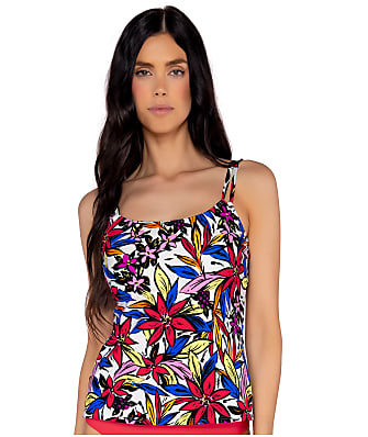 Sunsets Bold Blossom Taylor Underwire Tankini Top