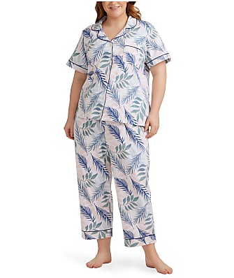Bedhead Breezy Palm Cropped Knit Pajama Set