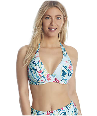 Birdsong Aloha Underwire Halter Bikini Top