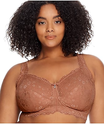 Curvy Couture Luxe Lace Side Support Wire-free Bra