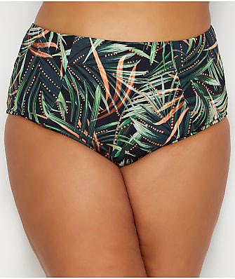 Elomi Plus Size Amazonia Tropical High-Waist Bikini Bottom