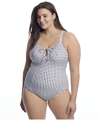 Elomi Plus Size Checkmate One-Piece