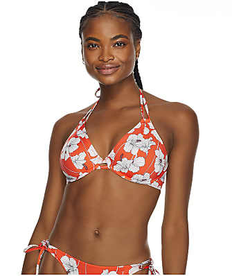 Freya Hibiscus Beach Halter Bikini Top