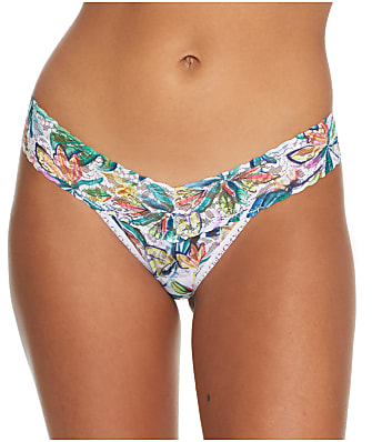 Hanky Panky Signature Lace Low Rise Printed Thong