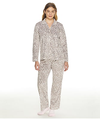 Karen Neuburger Plus Size Fleece Girlfriend Pajama Set 