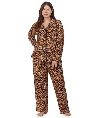 Lauren Ralph Lauren Plus Size Notch Collar Knit Pajama Set