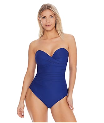 Miraclesuit Rock Solid Madrid Bandeau Underwire One-Piece
