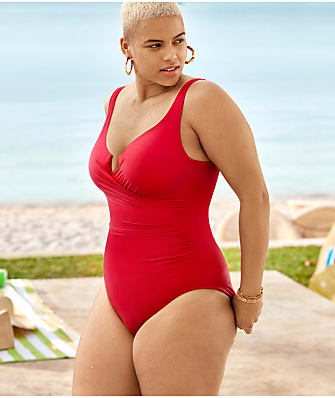 Miraclesuit Plus Size Must Haves Escape Underwire One-Piece