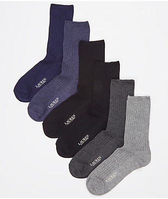 Ralph Lauren Rib Trouser Socks 6-Pack