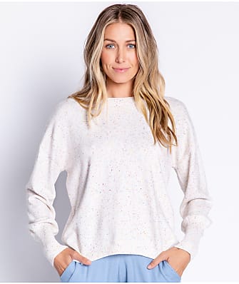 P.J. Salvage Speckled Sweater Knit Lounge Top