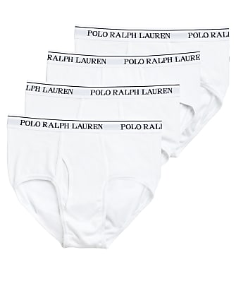 Polo Ralph Lauren Classic Fit Mid-Rise Cotton Brief 4-Pack