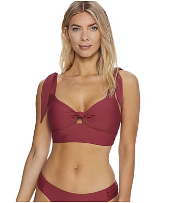 Sunsets Tuscan Red Wire-Free Bralette Bikini Top