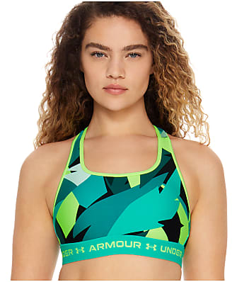 Under Armour Crossback Mid-Impact Printed Sports Bra