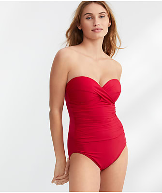 women's plus size bandeau swimsuits