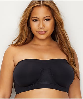 plus size bandeau bra with support