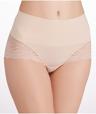  Shapewear For Women Undie-Tectable Lace Hi-Hipster Panty  Hazy Grey MD
