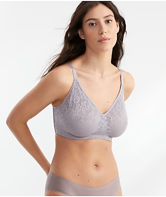 gray lace bra