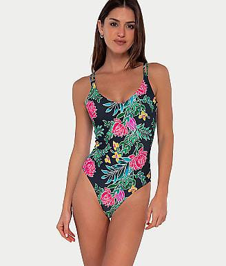 Sunsets Printed Veronica One-Piece