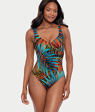 Miraclesuit Tamara Tigre It's A Wrap Underwire One-Piece