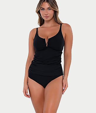 Sunsets Black Halter Underwire Tankini Top & Reviews