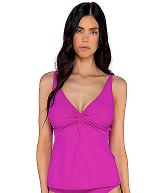 Sunsets Wild Orchid Forever Underwire Tankini Top