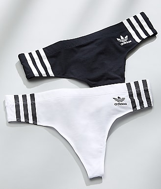 Adidas Cotton Wide Side Thong 2-Pack