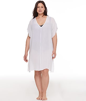 Anne Cole Signature Plus Size Live In Color Easy Tunic Cover-Up