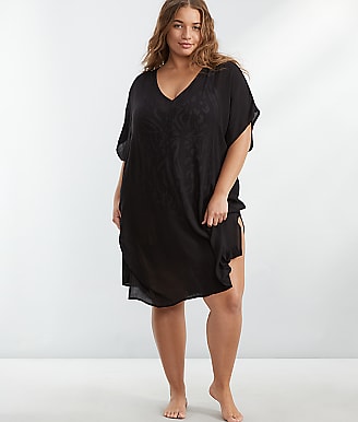 Anne Cole Signature Plus Size Live In Color Easy Tunic Cover-Up