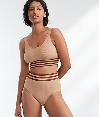Bare The Ribbed Seamless High-Waist Brief