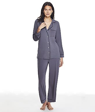 Barefoot Dreams Luxe Milk Jersey Modal Piped Pajama Set