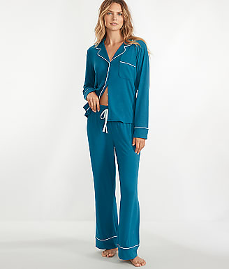 Bare Cool Jade Piped Pajama Set