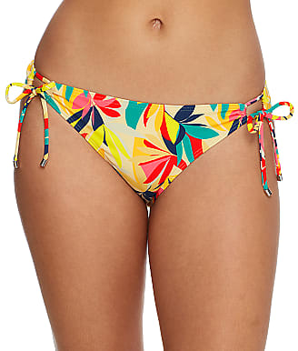 Bare Tropical Floral Side Tie Bikini Bottom