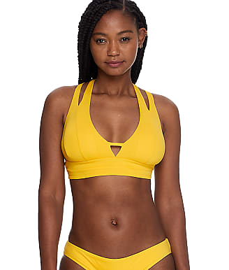 Becca Color Code Strappy Halter Bikini Top D-DDD Cups