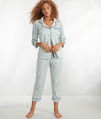 Bedhead Sunny Lilacs Cropped Woven Pajama Set