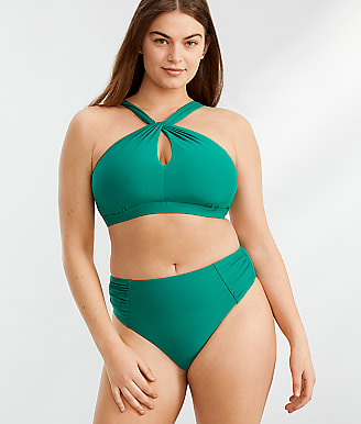 Birdsong Emerald High-Neck Bikini Top