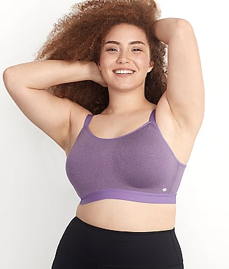 Body Up Intensity High Impact Underwire Sports Bra 34DDD, Purple Marle at   Women's Clothing store
