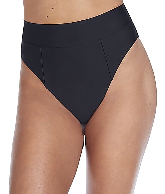 Camio Mio Black High-Waist Bikini Bottom