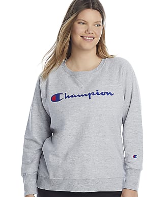 Champion Plus Size Powerblend Graphic Crew Neck Sweatshirt
