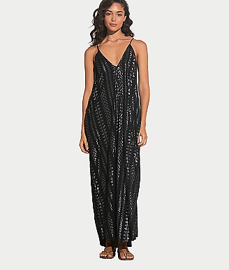 Elan Strapless Maxi Cover-up in Pink
