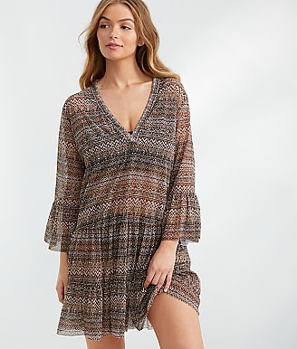 Coco Reef Ikat Stripe Enchant Cover-Up Dress