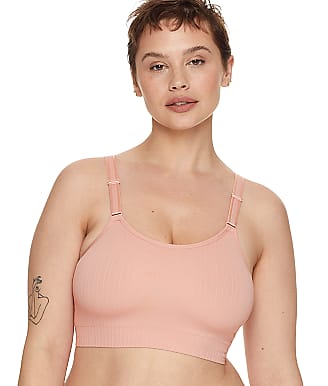 Curvy Couture Ribbed Comfort Wire-Free Bra