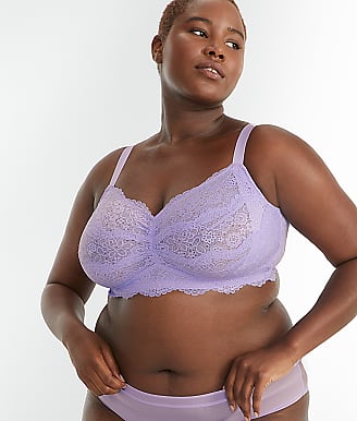 Curvy Couture Luxe Lace Wire-Free Bralette