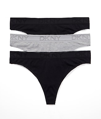 DKNY Cotton Thong 3-Pack