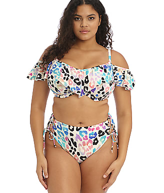Elomi Plus Size Party Bay Ruffle Underwire Bikini Top