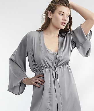 Flora Nikrooz Ember Solid Luxe Woven Wrap Robe