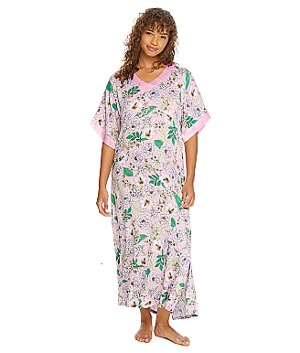 Karen Neuburger Lounge Satin Caftan