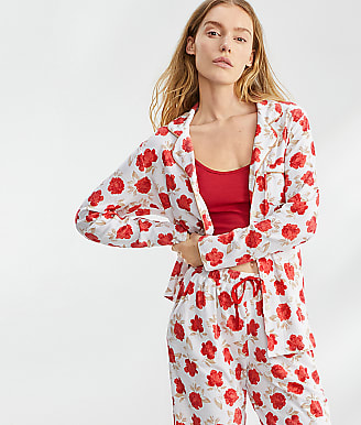 Karen Neuburger Notch Collar Knit Pajama Set