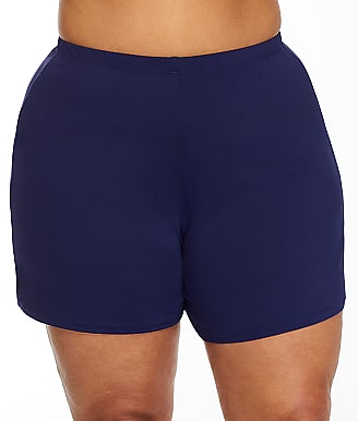 Leilani Plus Size Waikiki Solids Swim Shorts
